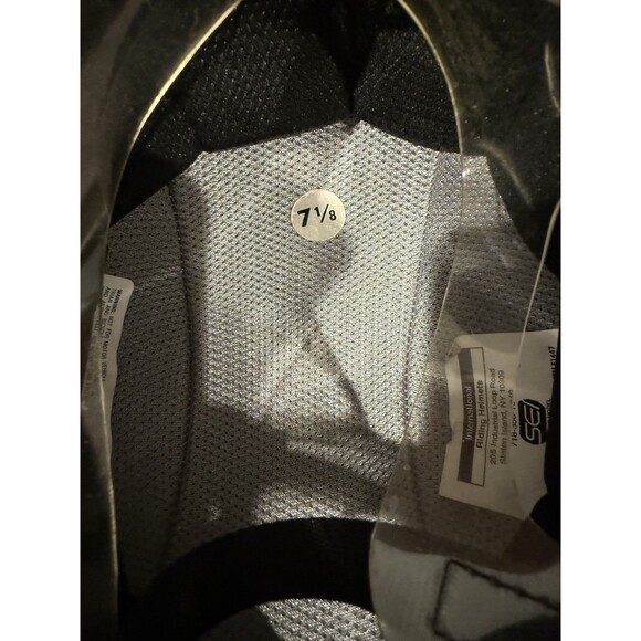 International Horse Riding Helmets Ltd Model Black Velvet Size 7 1/8 VTG - Picture 6 of 8